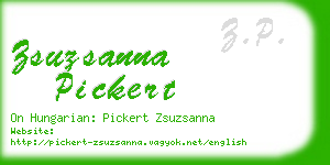 zsuzsanna pickert business card